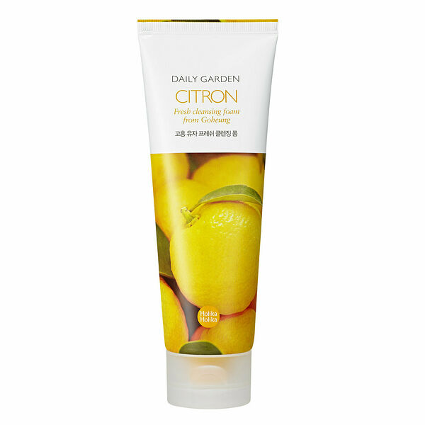 Пенка Holika Holika для всех типов кожи лица Daily Garden Goheung Citron Fresh очищающая, 120 мл