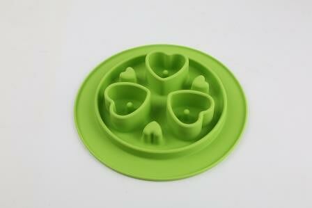SuperDesign миска силиконовая для медленного поедания 350 мл., Салатовый