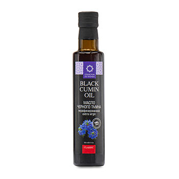 Масло черного тмина нерафинированное Extra Virgin, Black Cumin Oil