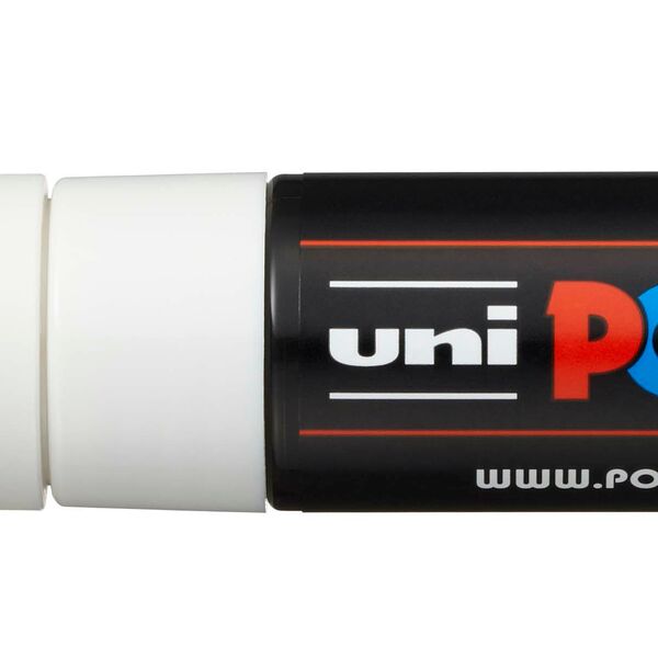 Маркер на водной основе POSCA,  8 мм, белый