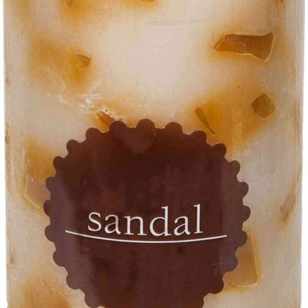 Свеча парафиновая H130 Сандал, 70 мм