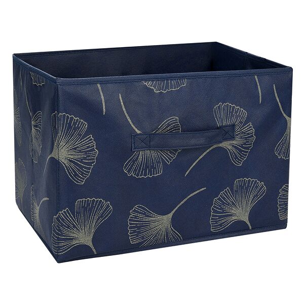 Кофр для хранения Домовой Гинкго, 38х27х27 см, без крышки, нетканый материал