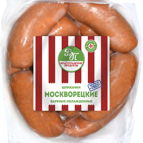 Шпикачки ВОЛГОГРАДСКИЕ ПРОДУК Домашние н/о вес до 1.2кг