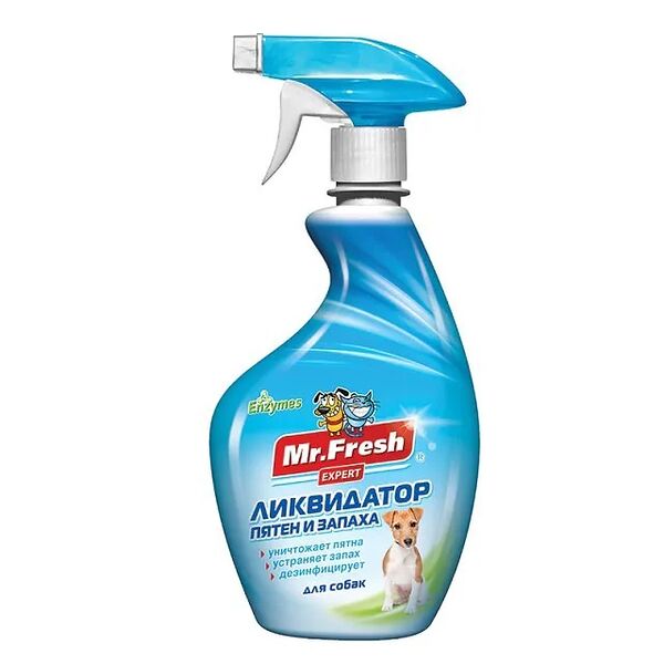 Mr.Fresh спрей Ликвидатор пятен и запаха для собак