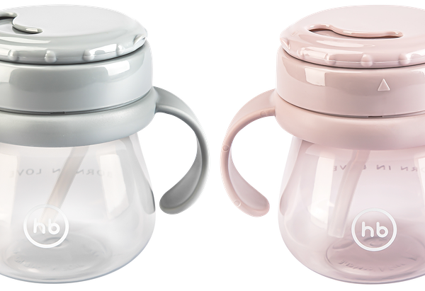 Поильник Happy Baby с трубочкой и ручками