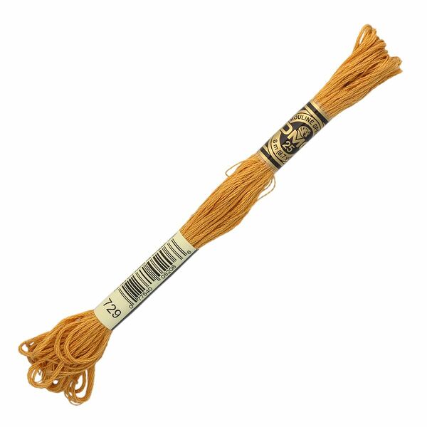 Мулине DMC 117, 8 м (729), 1 шт