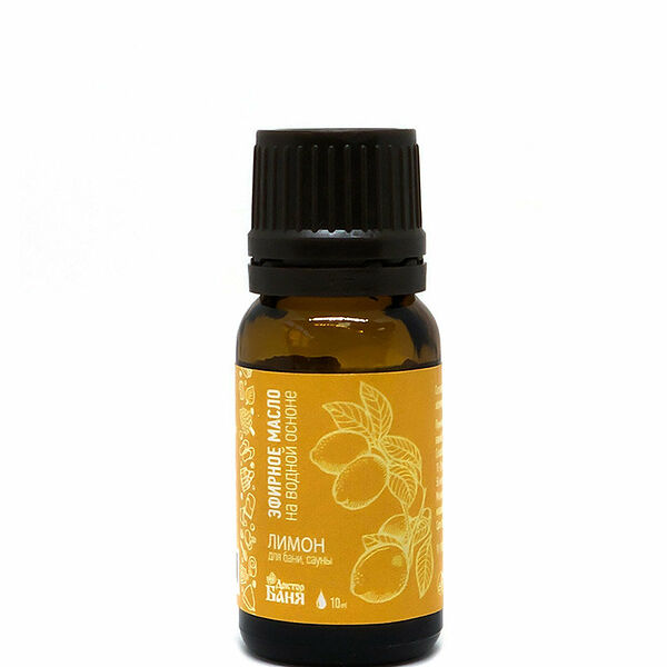 Эфирное масло на водной основе Лимон ТМ Доктор Баня