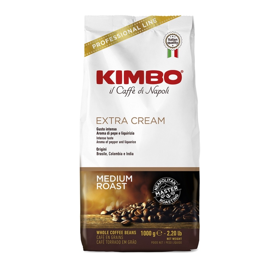 

Кофе в зернах Kimbo Extra Cream средней обжарки 1 кг