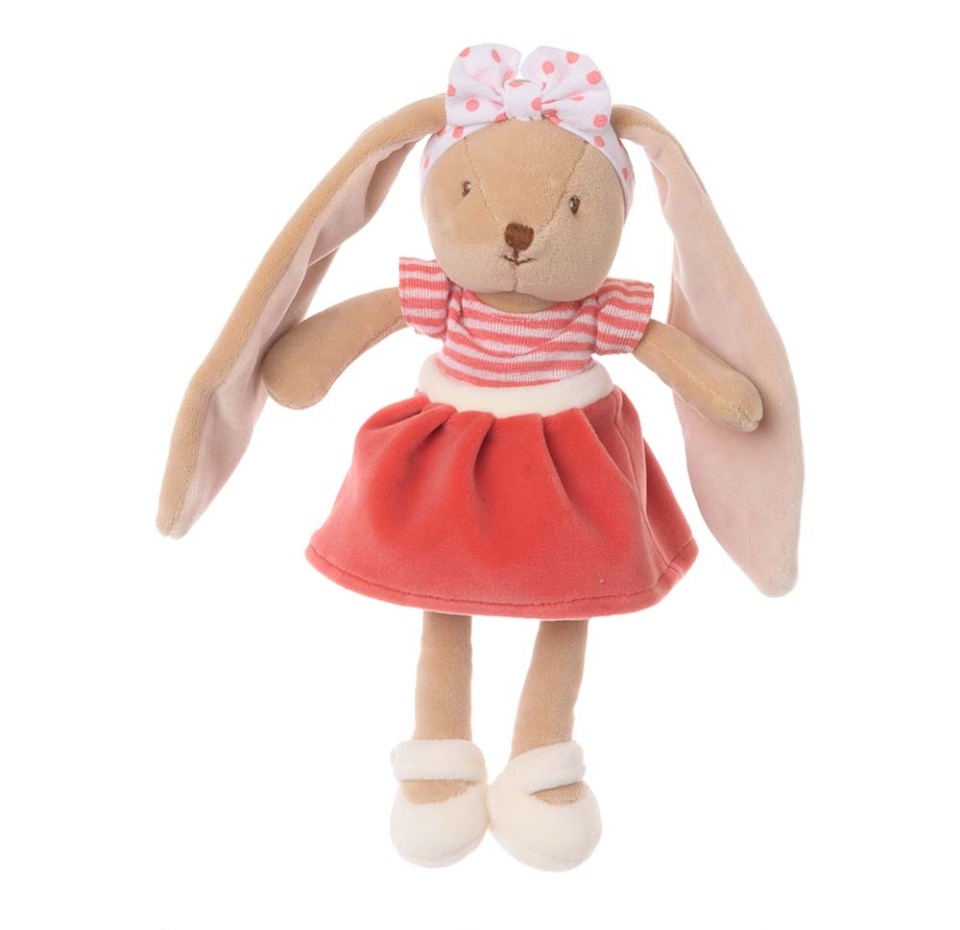 

Игрушка мягкая «Кролик Little Bunny Sisters» в красной юбке, Bukowski, 20 см, Швеция