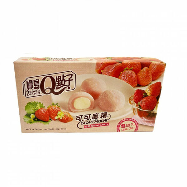 Какао-моти Q-idea Клубника, 80 г