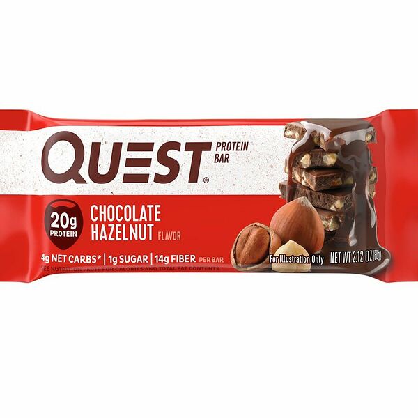 Батончик QuestBar Шоколадный батончик с фундуком