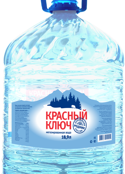Вода питьевая КРАСНЫЙ КЛЮЧ негазированная