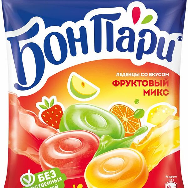 Леденцы Бон Пари Фруктовый Микс