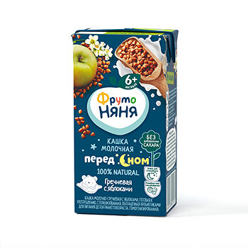 Каша ФрутоНяня Молочно-гречневая с яблоками