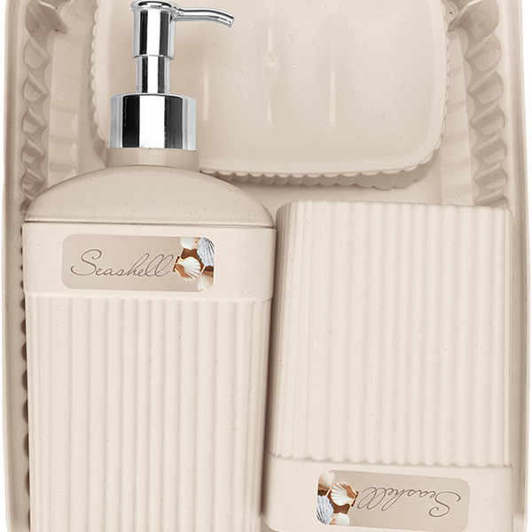 Комплект для ванной комнаты Бытпласт в лотке 2.65л