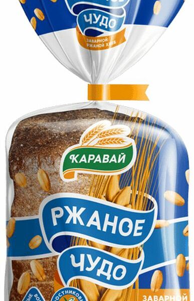Хлеб КАРАВАЙ Ржаное чудо, нарезка