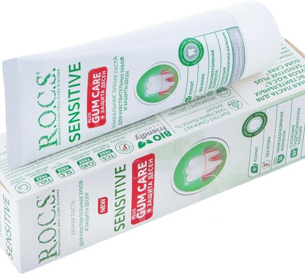 Зубная паста R.O.C.S. Sensitive Plus Gum Care 94г