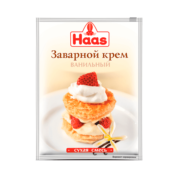 Крем заварной Haas ваниль, 100 г