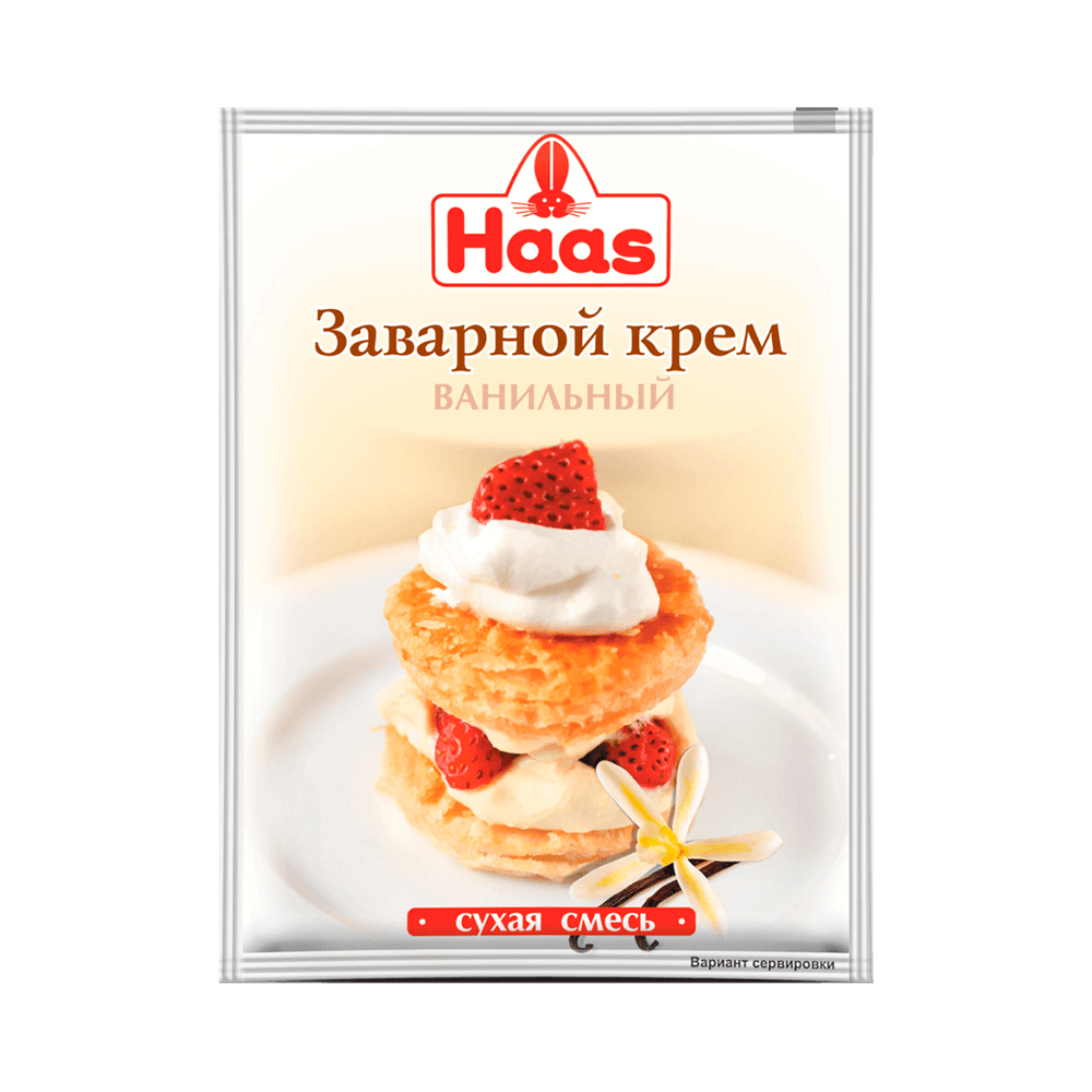 

Крем заварной Haas ваниль, 100 г