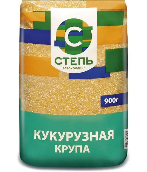 Крупа кукурузная СТЕПЬ Агрохолдинг, 900г