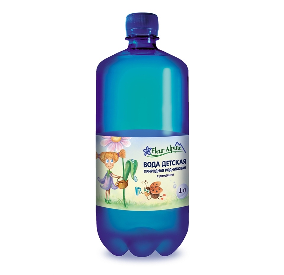 

Вода Fleur Alpine детская родниковая 1 л