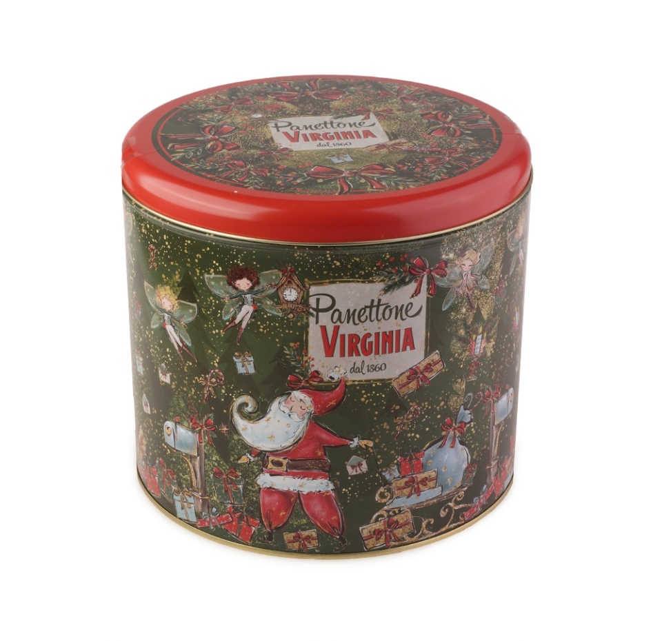 

Кулич классический в подарочной упаковке, Amaretti Virginia, 1 кг, Италия