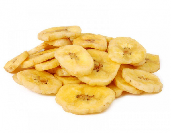 Банановые чипсы Ашан вес