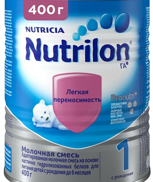 Смесь Nutrilon молочная гипоаллергенная 1 с 0 до 6 месяцев 400г