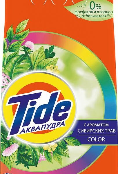 Стиральный порошок Tide Color аквапудра с ароматом сибирских трав