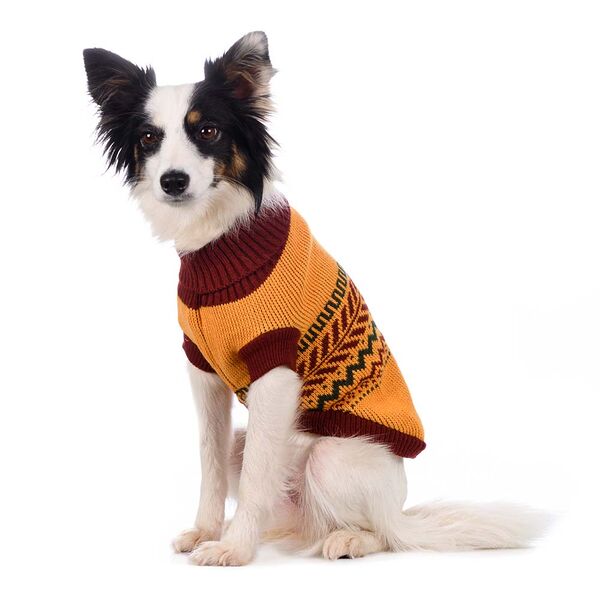 Свитер для собак 50см 3XL коричневый (унисекс)