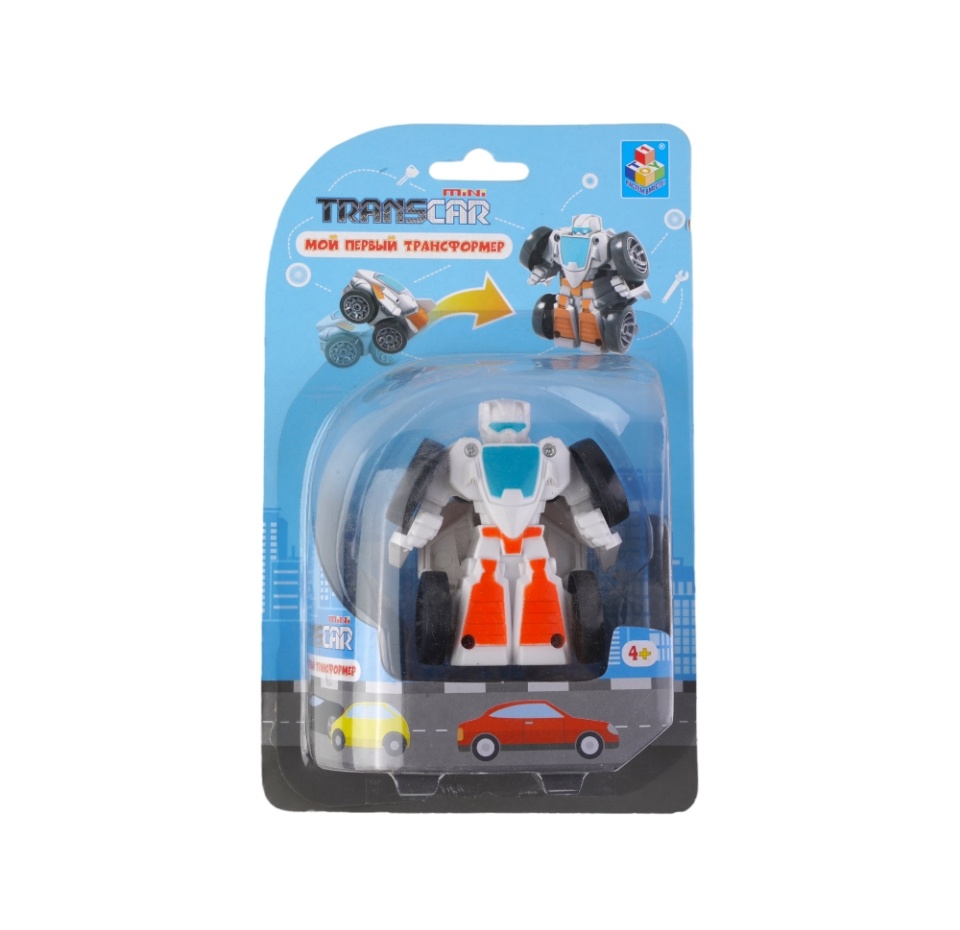 

Мой первый трансформер 1toy (собирается в истребитель, 6 см, блистер, бел.) Китай