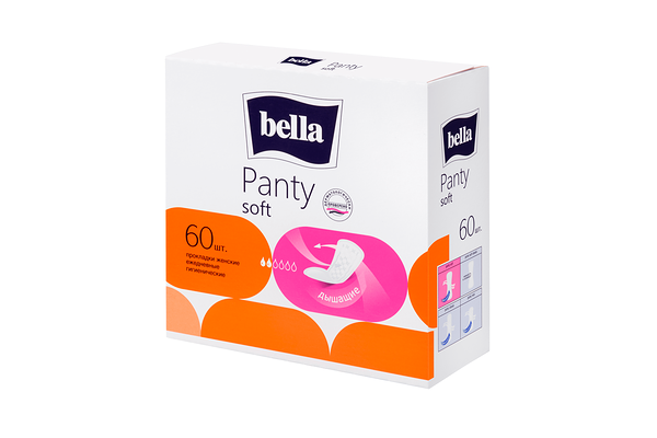 Прокладки ежедневные Bella Panty soft, 60 шт