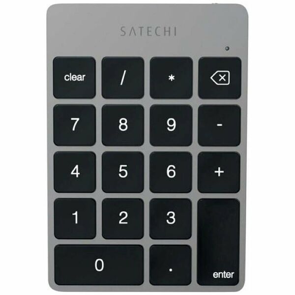 Беспроводной цифровой блок клавиатуры Satechi Aluminum Slim Keypad Numpad Серый космос (ST-SALKPM)