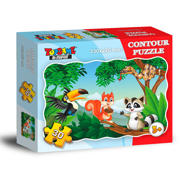 Гп.Контурный пазл 30 элементов 
