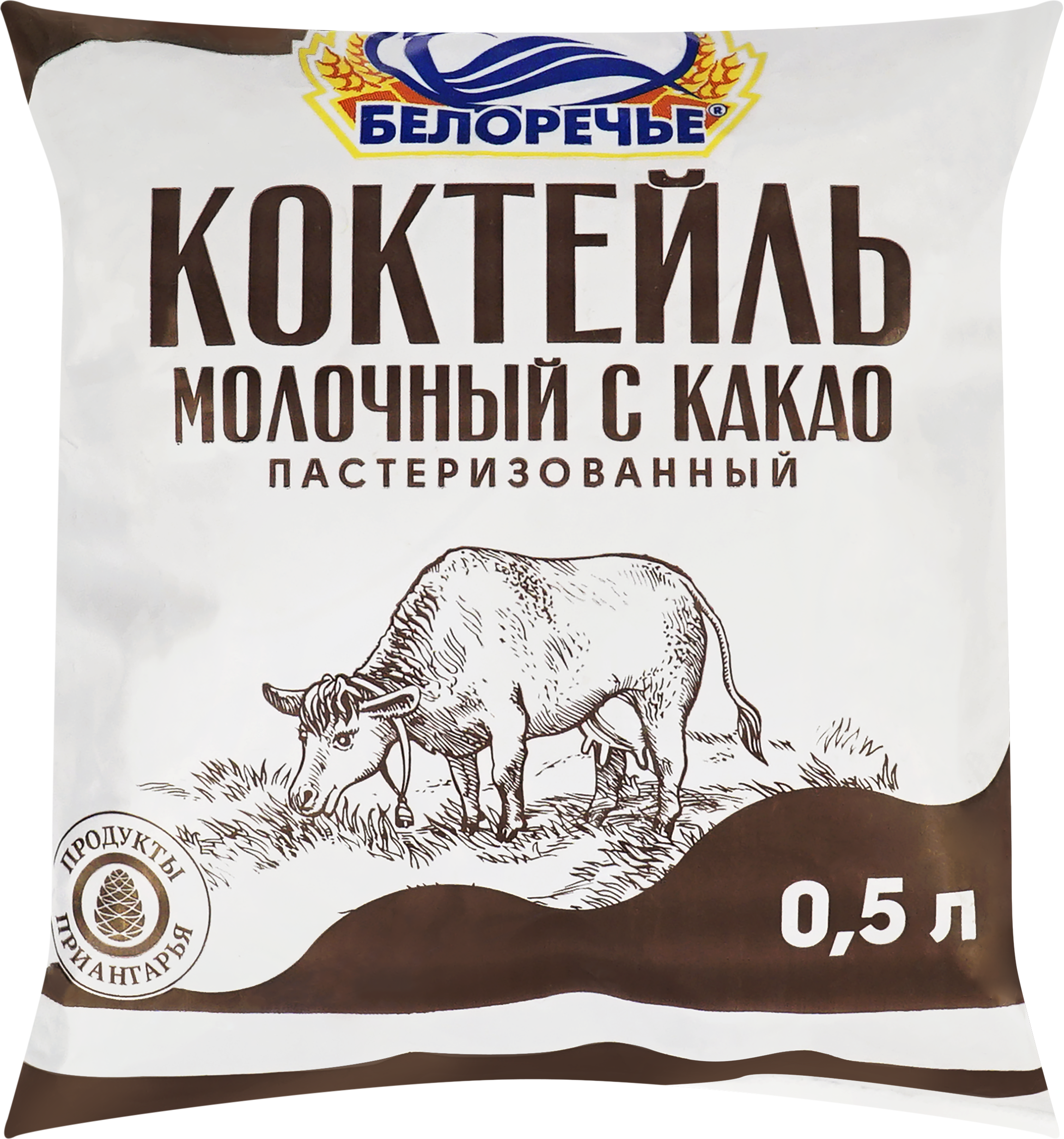 

Коктейль молочный пастеризованный ДОМАШЕНЬКА Шоколадный 2,5%, без змж, 500мл