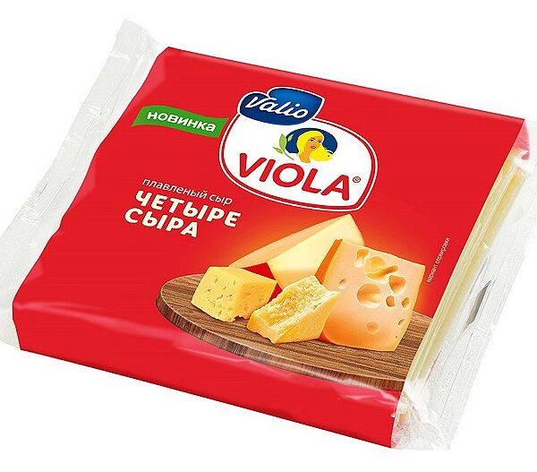 Сыр плавленый Viola Четыре сыра 45%