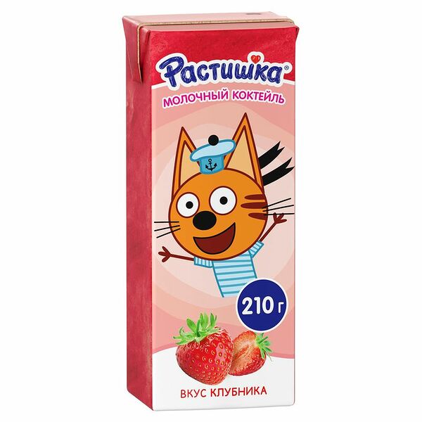 Коктейль молочный детский Растишка клубника 2%