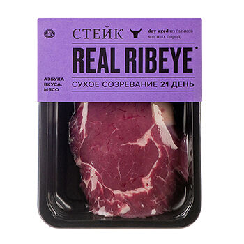 Стейк Рибай из говядины влажного созревания Симментал Наша Ферма ООО Городской cупермаркет Россия