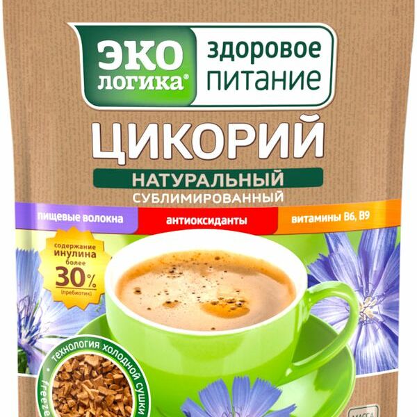 Цикорий Экологика натуральный растворимый сублимированный 75г