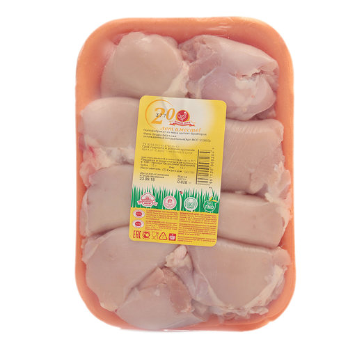 Филе бедра цыплёнка-бройлера Ясные зори бескостный без кожи весовое