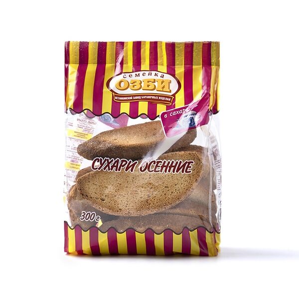 Сухари Семейка Озби Классические ванильные