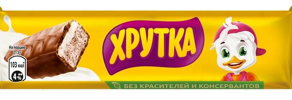 Конфета Хрутка с суфле и молочной начинкой 43г