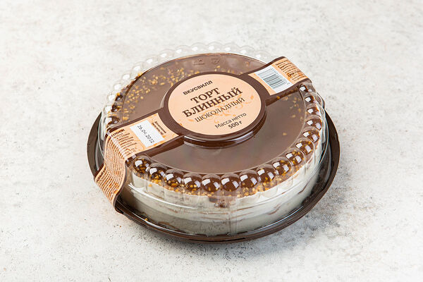 Торт блинный шоколадный