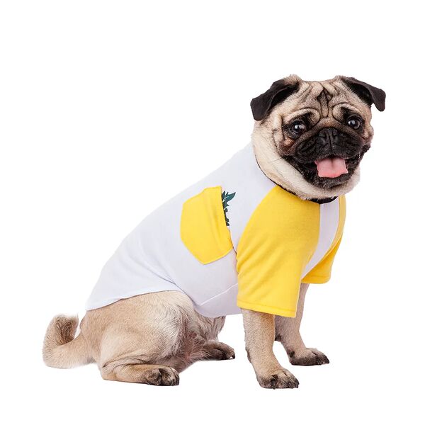 Футболка для собак с жирафом 2XL белый