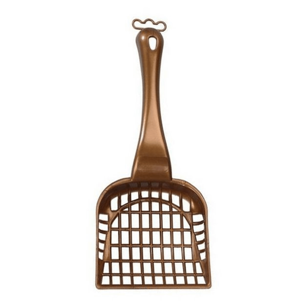 EBI Совок для кошачьего туалета с крупной сеткой, бронза, 26х10.5см (Нидерланды)