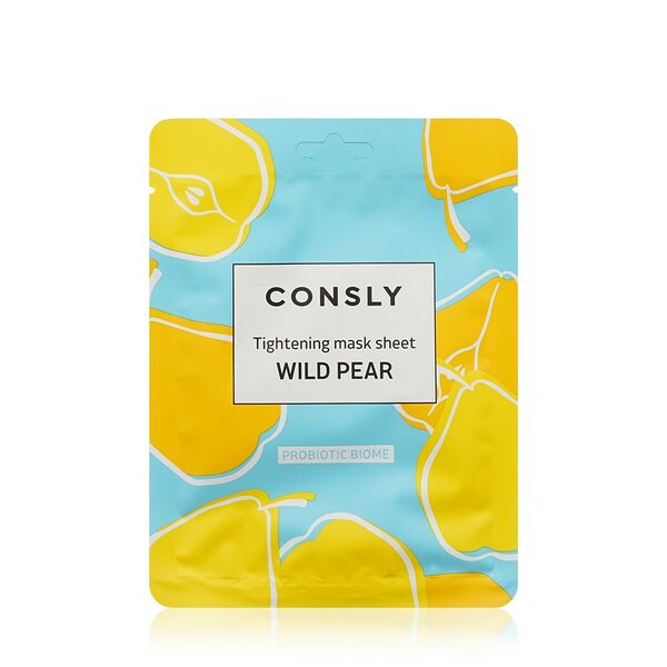 Маска для проблемной и жирной кожи лица Consly Wild Pear с экстрактом дикой груши