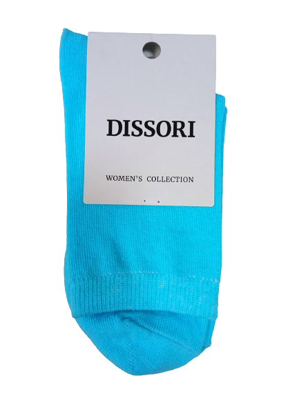 Носки женские классические ТМ Dissori арт. 52-166; Бирюза; р. 23