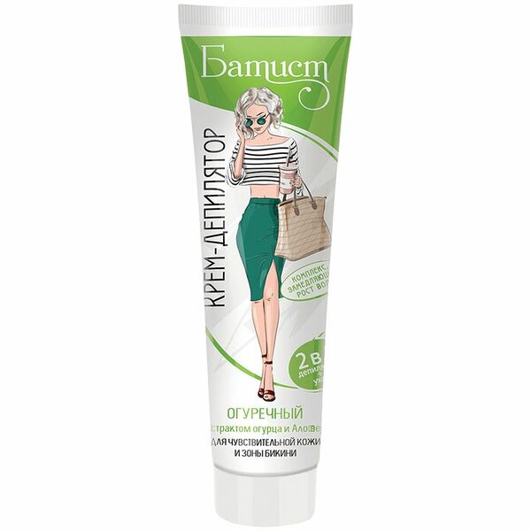 Крем-депилятор Батист огуречный, 100мл