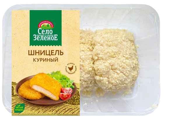 Шницель куриный Село Зеленое охлажденный