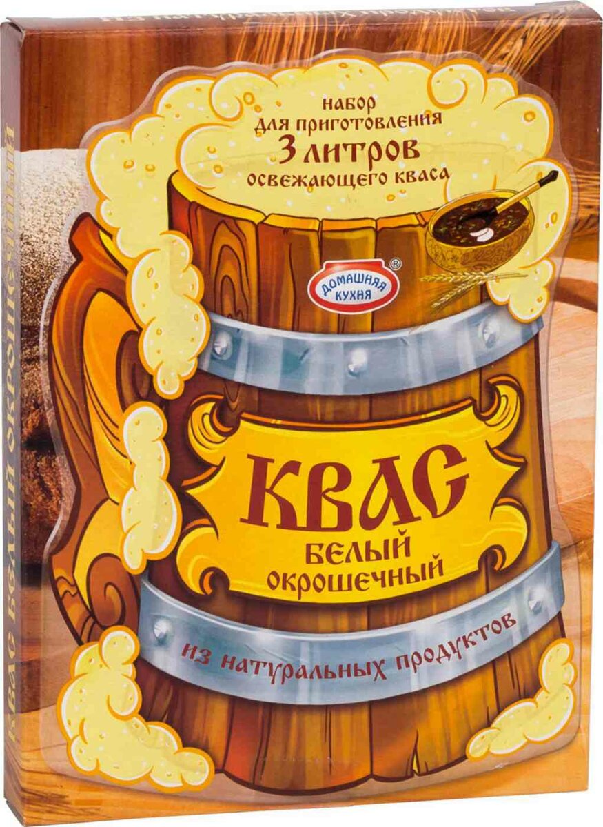 Набор для приготовления кваса ДОМАШНЯЯ КУХНЯ Квас белый окрошечный, 78г ...